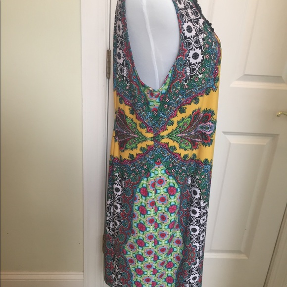 Super fun Sandra Darren print jersey dress - Picture 4 of 8